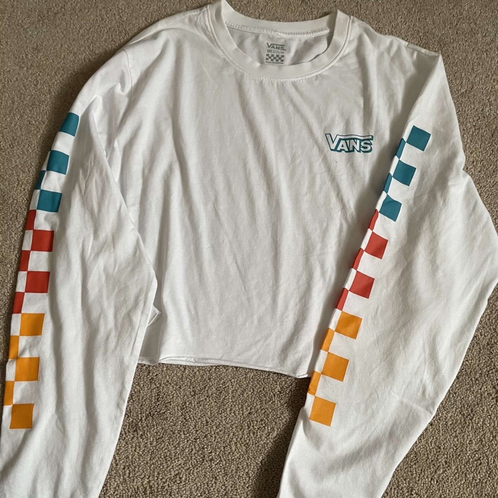 Vans long sleeve crop top